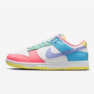Well Loved Nike Dunk Low SE Easter Candy Sneakers Size 8